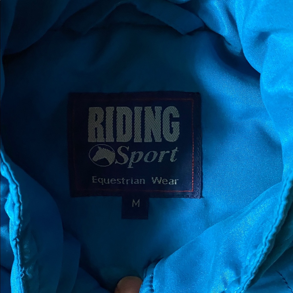 Riding Sport Blue Quilted Vest - Picture 3 of 4